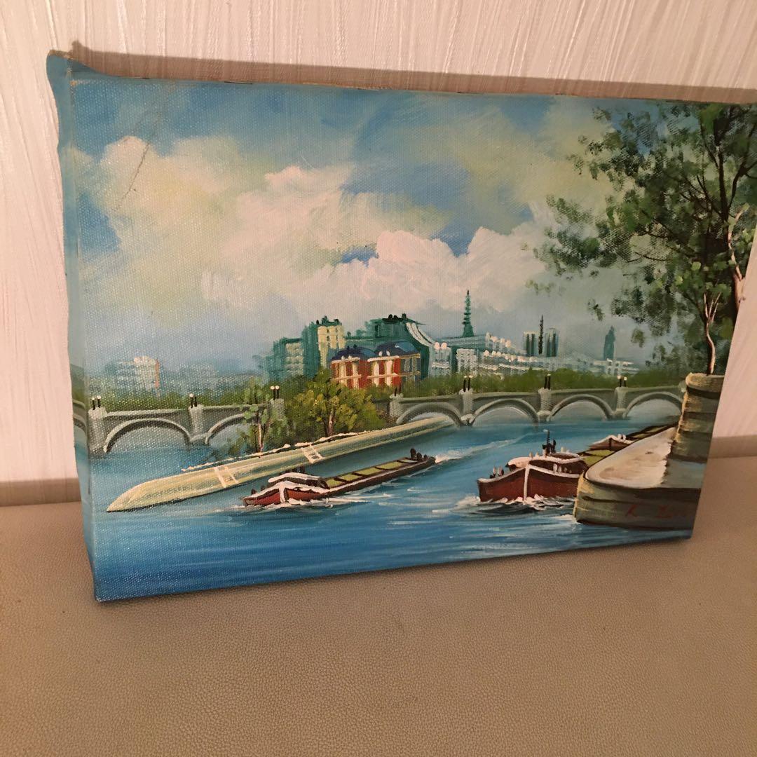 油絵手描き作品4号作品