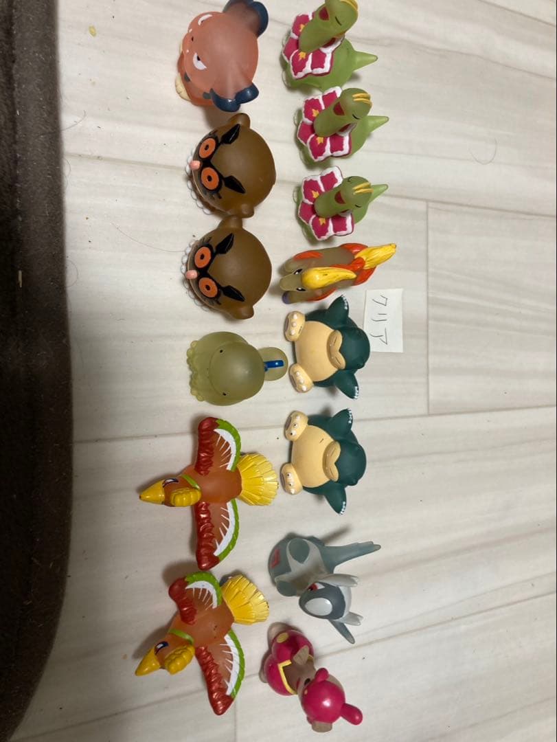 ポケモン 指人形 まとめ91体｜1996年〜2012？年 初期あり クリア14体