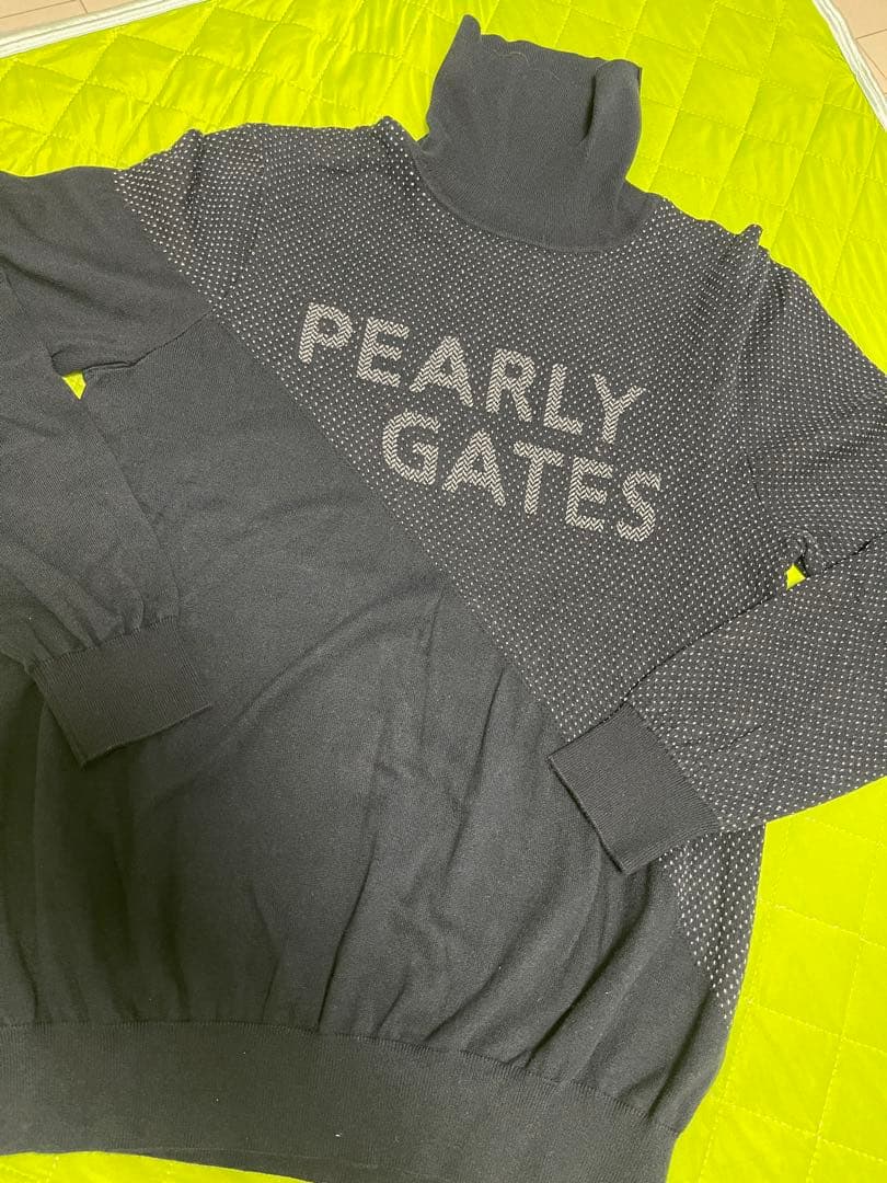 【美品】PEARLY GATES タートルネック