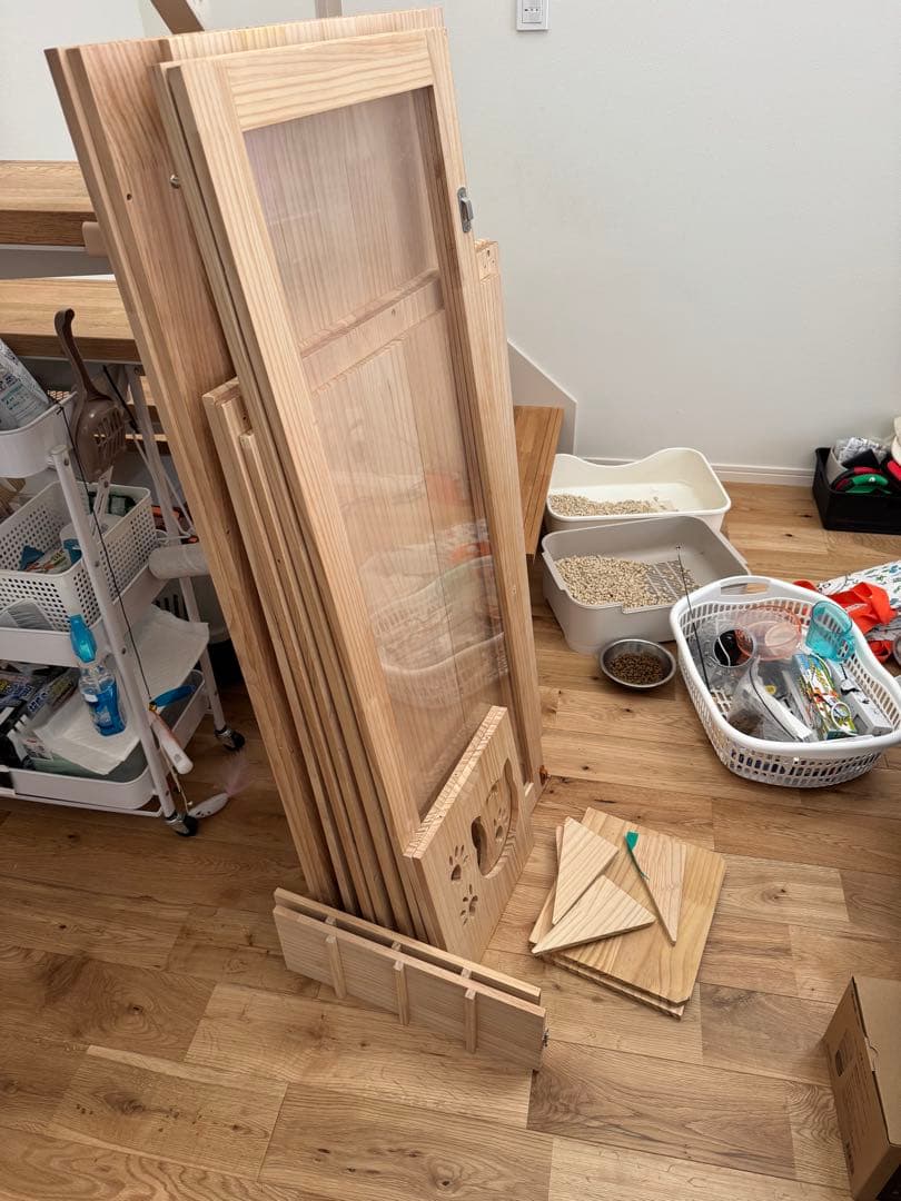 キャットゲージ　無垢　解体済み