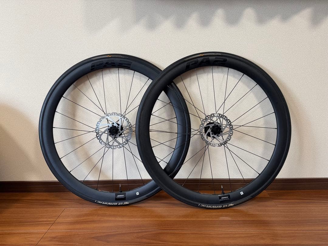 GIANT P-A2 ディスク チューブレスレディ ホイールセット シマノフリー