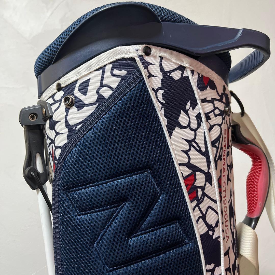 【美品】NEW BALANCE スタンド式　軽量キャディバッグ