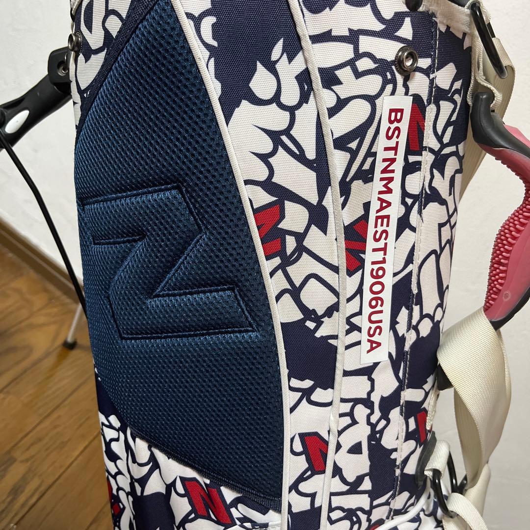 【美品】NEW BALANCE スタンド式　軽量キャディバッグ
