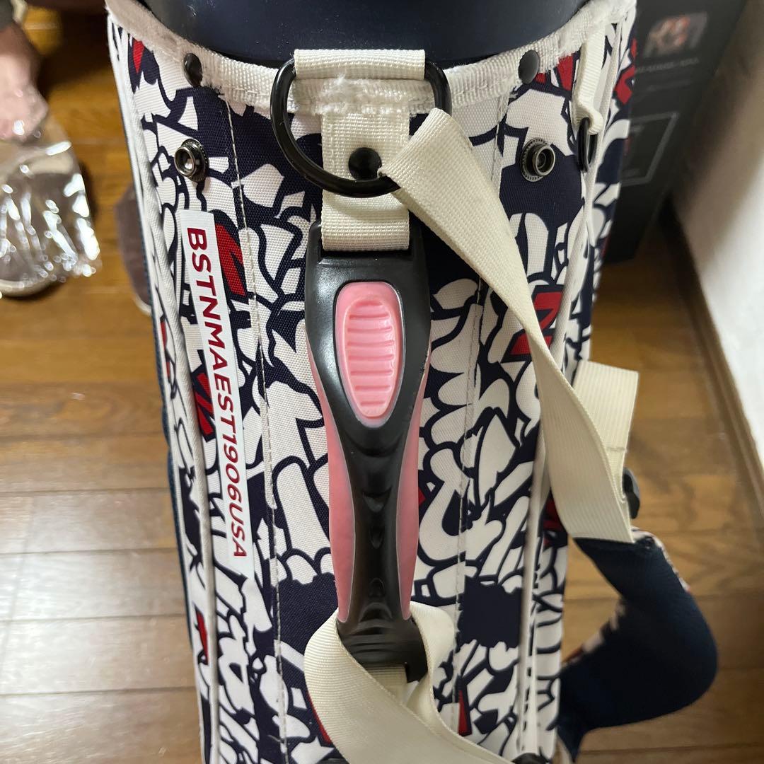 【美品】NEW BALANCE スタンド式　軽量キャディバッグ