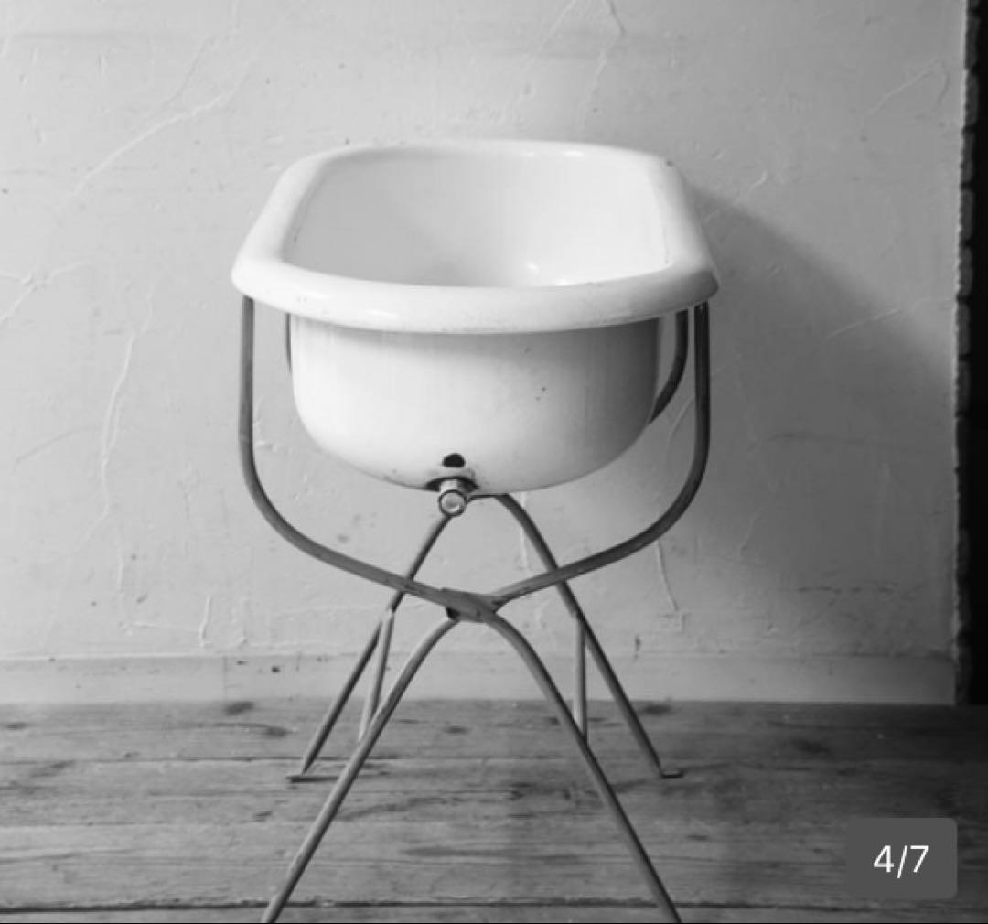 ホーロー製 アンティーク バスタブ ベビーバス