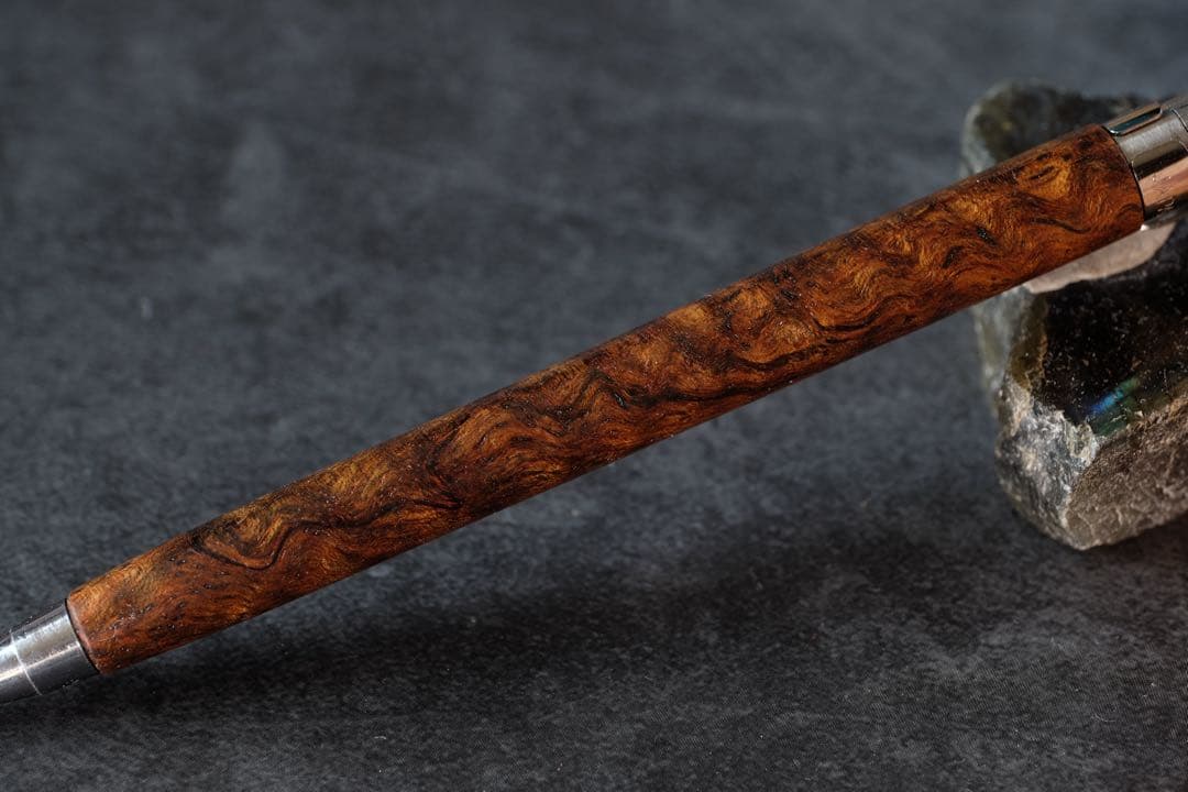 PG5木軸カスタム0226　高村杢工房 製図用シャープペンシル　バチックマンゴー