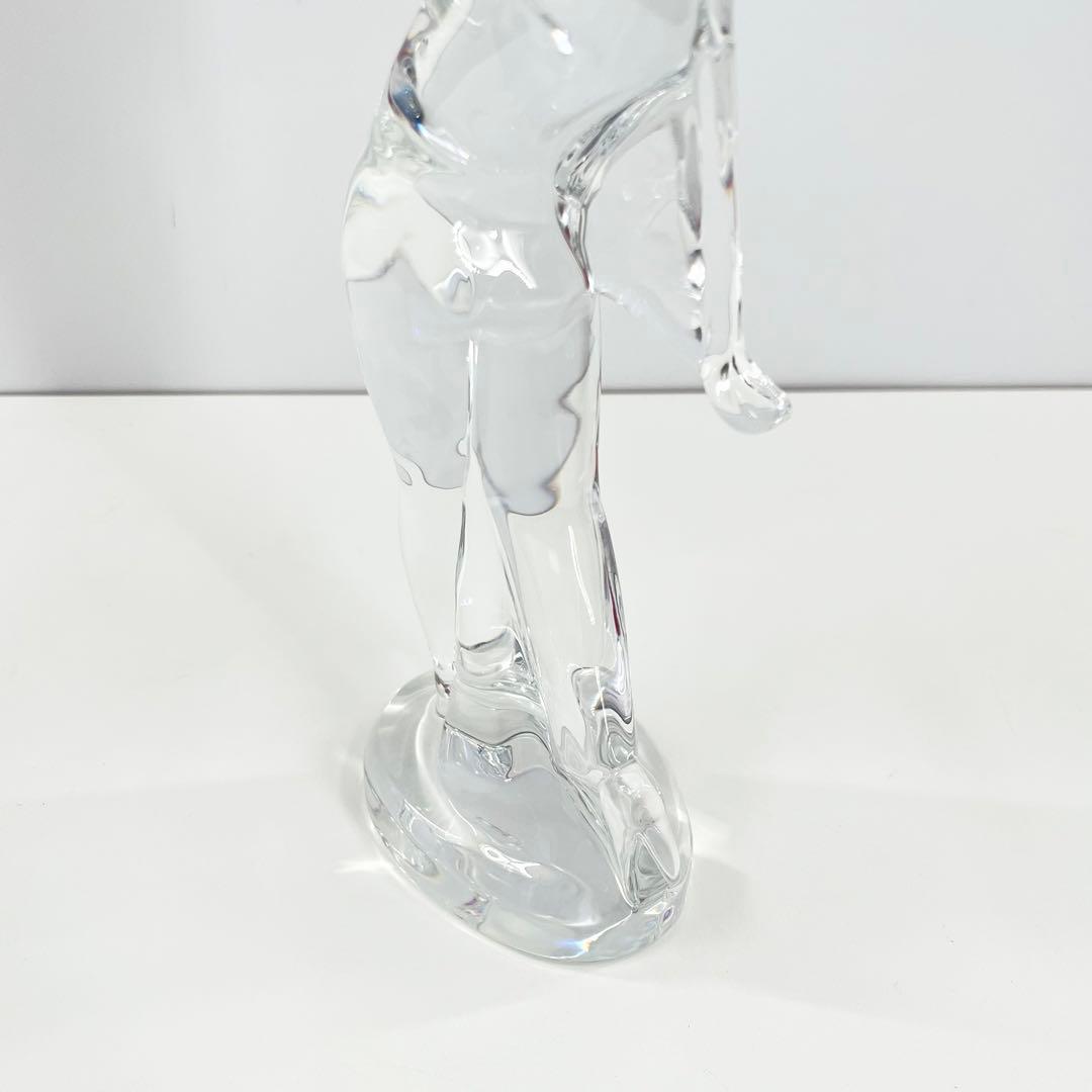 美品 Bacarat バカラ フィギュリン ゴルファースィングショット オブジェ