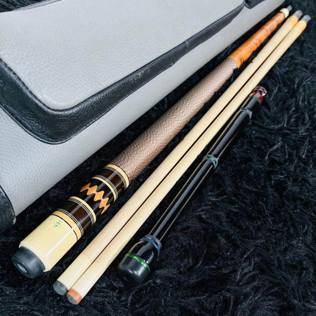 マクダーモット プレイキュー シャフト2本 ジャンプ用バット付 セミハードケース