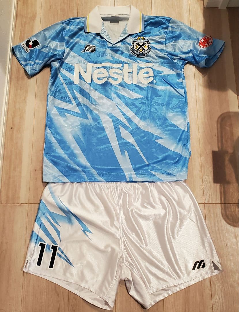 1994 ジュビロ磐田 ホームユニフォーム 選手用 フルセット スキラッチ