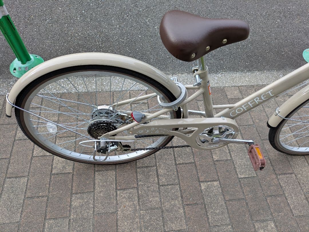 【引取限定！大阪】美品！イオンバイク自転車 コフレ24インチ女の子　子供用