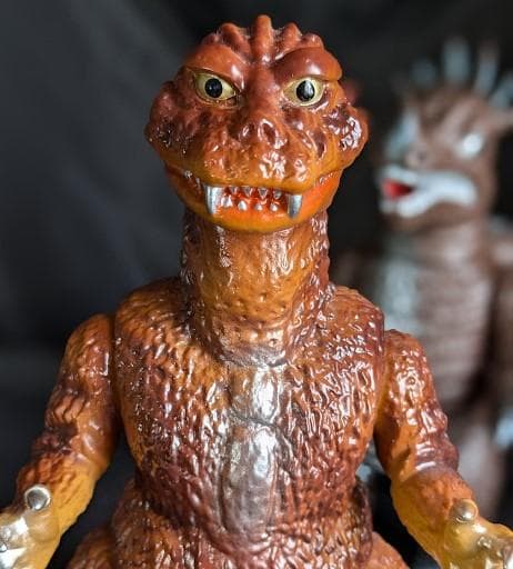 逆襲ゴジラ（Ｍ１号）＆アンギラス（ブルマァク）ソフビフィギュア２体セット