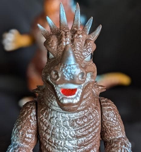 逆襲ゴジラ（Ｍ１号）＆アンギラス（ブルマァク）ソフビフィギュア２体セット