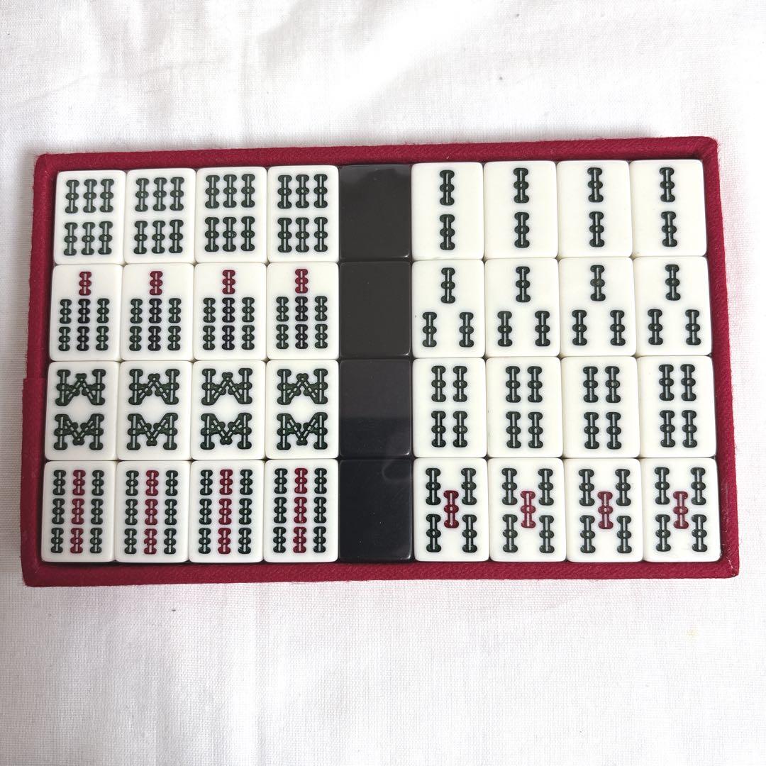 ◆未開封◆橿原麻雀牌ばら 背黒 伍索ダイヤ トランプ類税証紙