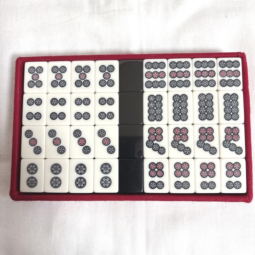 ◆未開封◆橿原麻雀牌ばら 背黒 伍索ダイヤ トランプ類税証紙