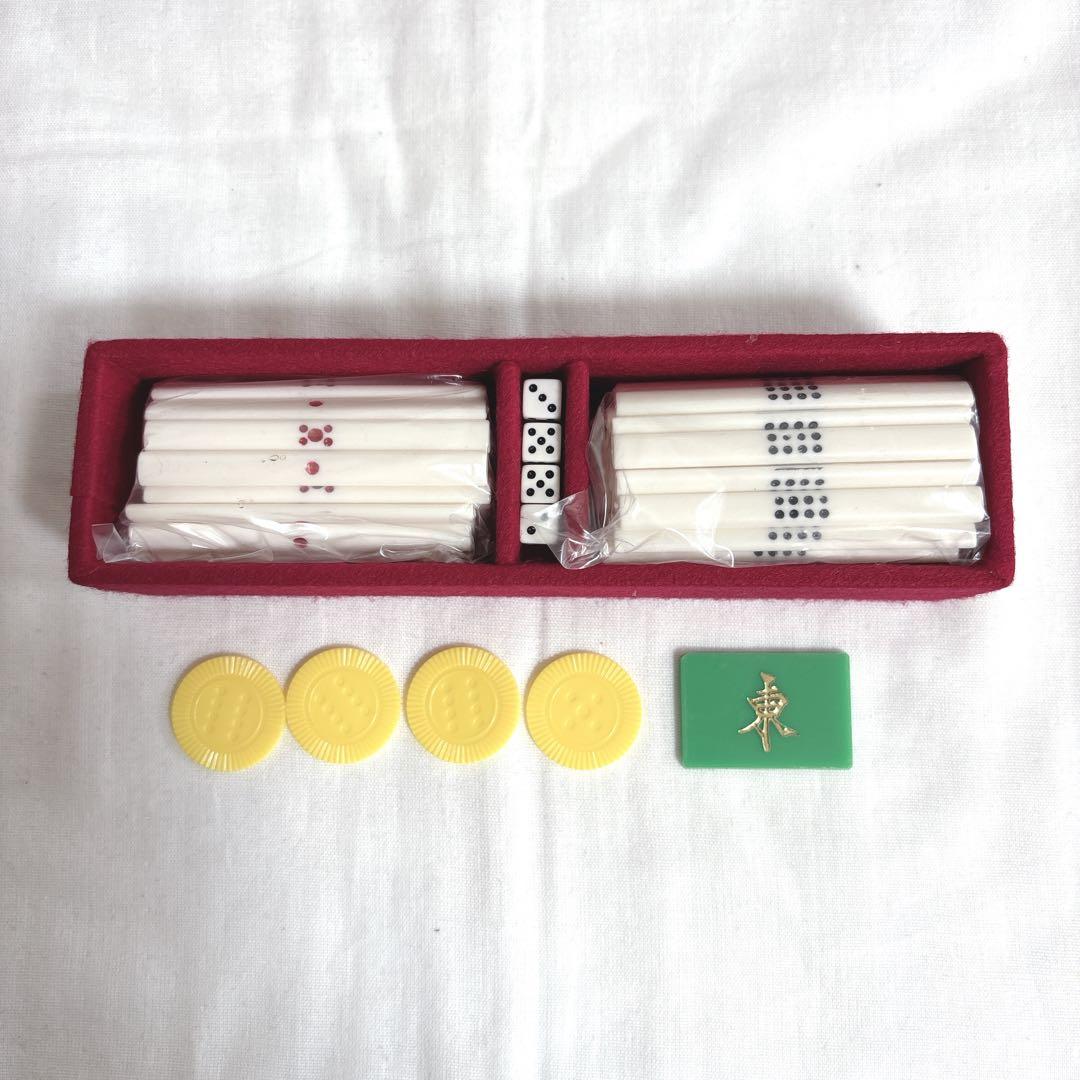 ◆未開封◆橿原麻雀牌ばら 背黒 伍索ダイヤ トランプ類税証紙