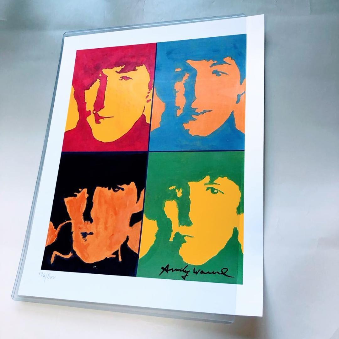 #3941 美品 アンディ ウォーホル リトグラフ ビートルズ 300枚 限定
