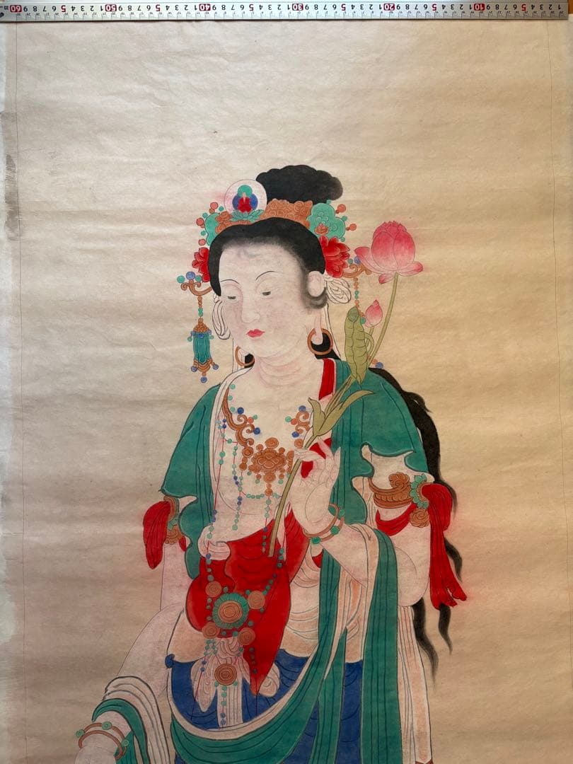 菩薩像　水墨画　仏画　日本画　美術品