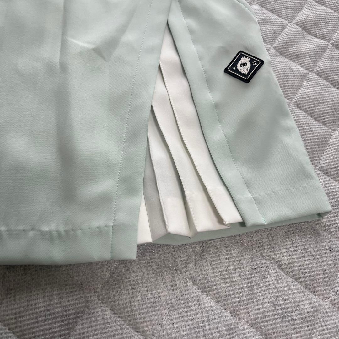 ミントグリーン プリーツスカート V12 サイズ1