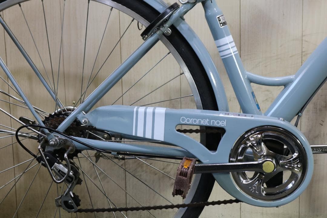即戦力！サイモト自転車 コロネットノエルN 27型6速 AUTO LED