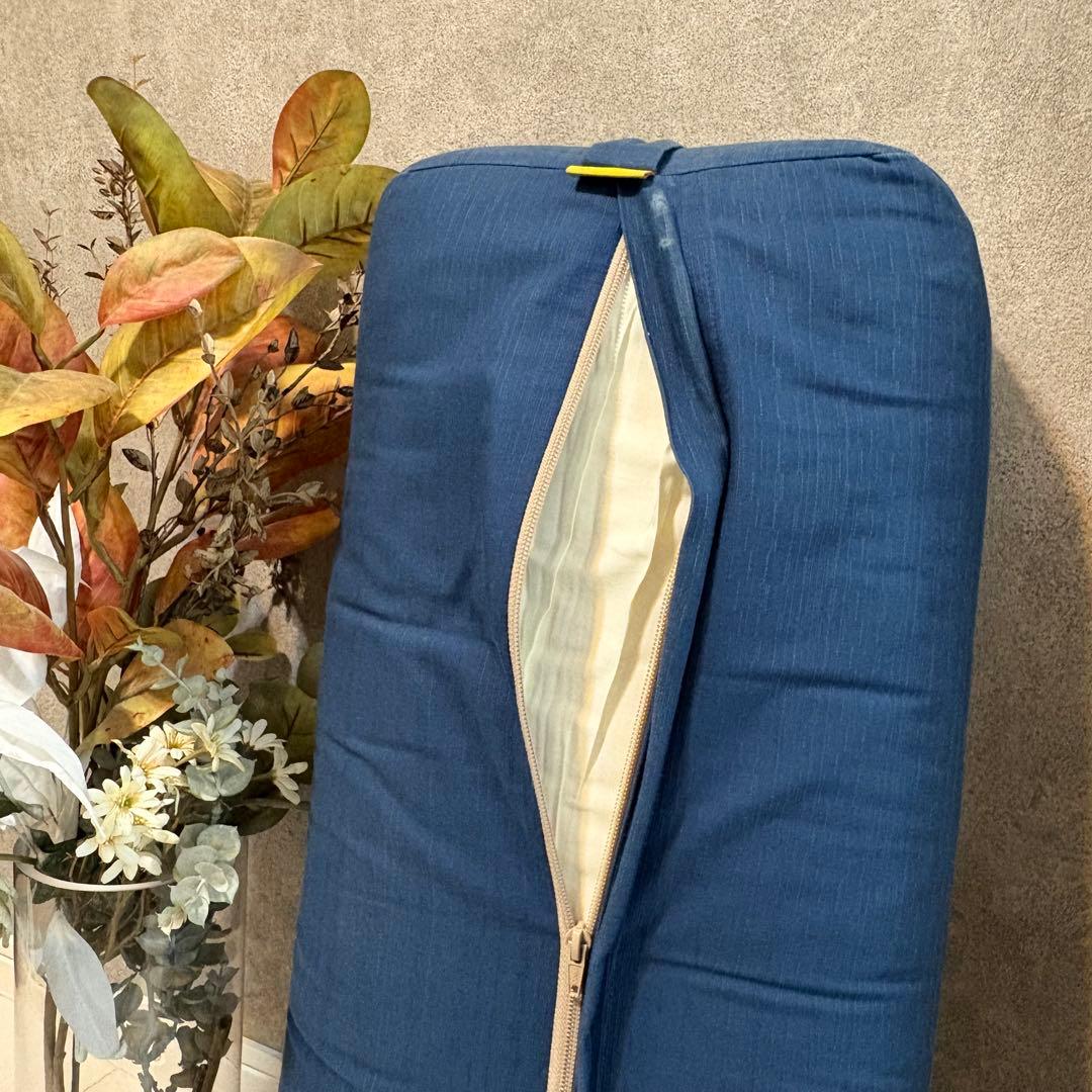 【送料込】ヨガワークス ボルスター ダークブルー Yogaworks