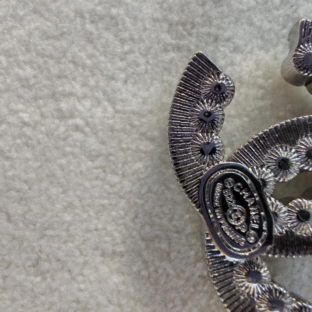 CCロゴ シルバーピアス