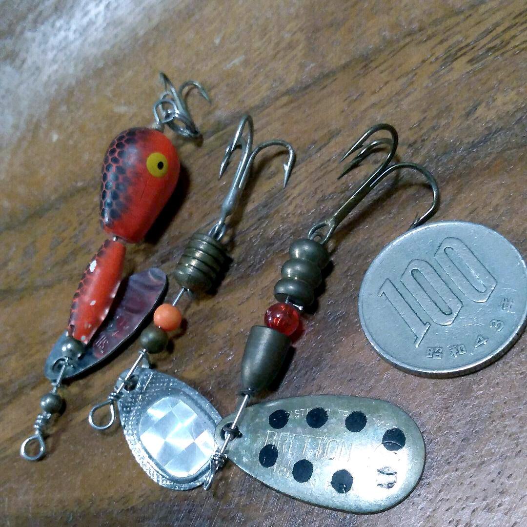 3点セット40年前のルアースピナー昭和ロマン