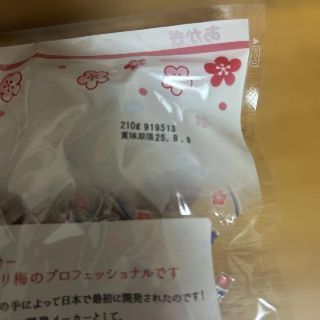 赤城フーズ 種とりカリカリ梅業務用 210g×8袋　熱中症対策