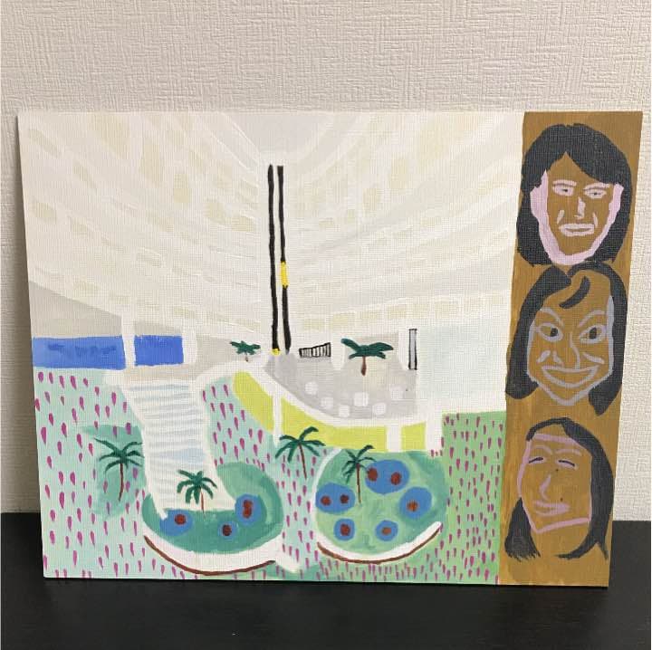 ANAインターコンチネンタル万座 アクリル画 F6号