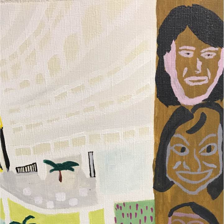 ANAインターコンチネンタル万座 アクリル画 F6号