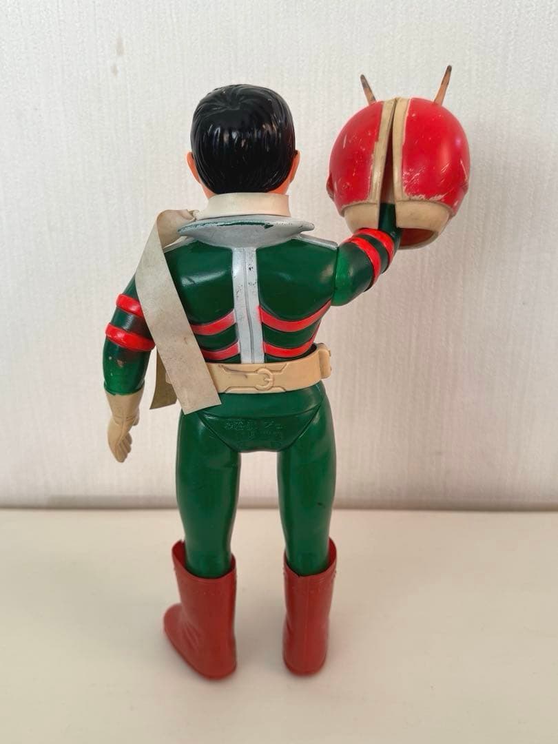 旧バンダイ 仮面ライダーV3 面取れ 当時物 マフラー付き