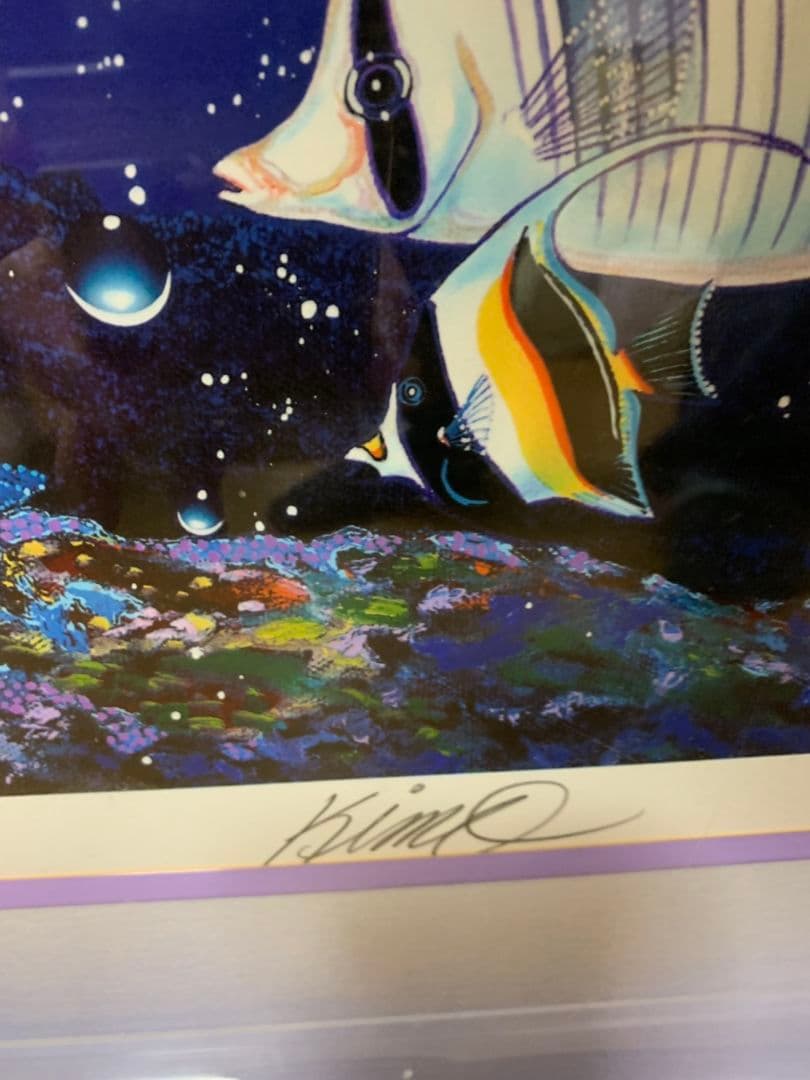 キモ　シルクスクリーン　サイン入り　シリアルナンバー入り