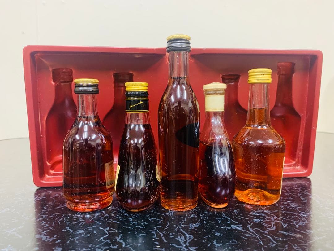 HENNESSY ヘネシーコニャックのミニボトル5本セット - 希少