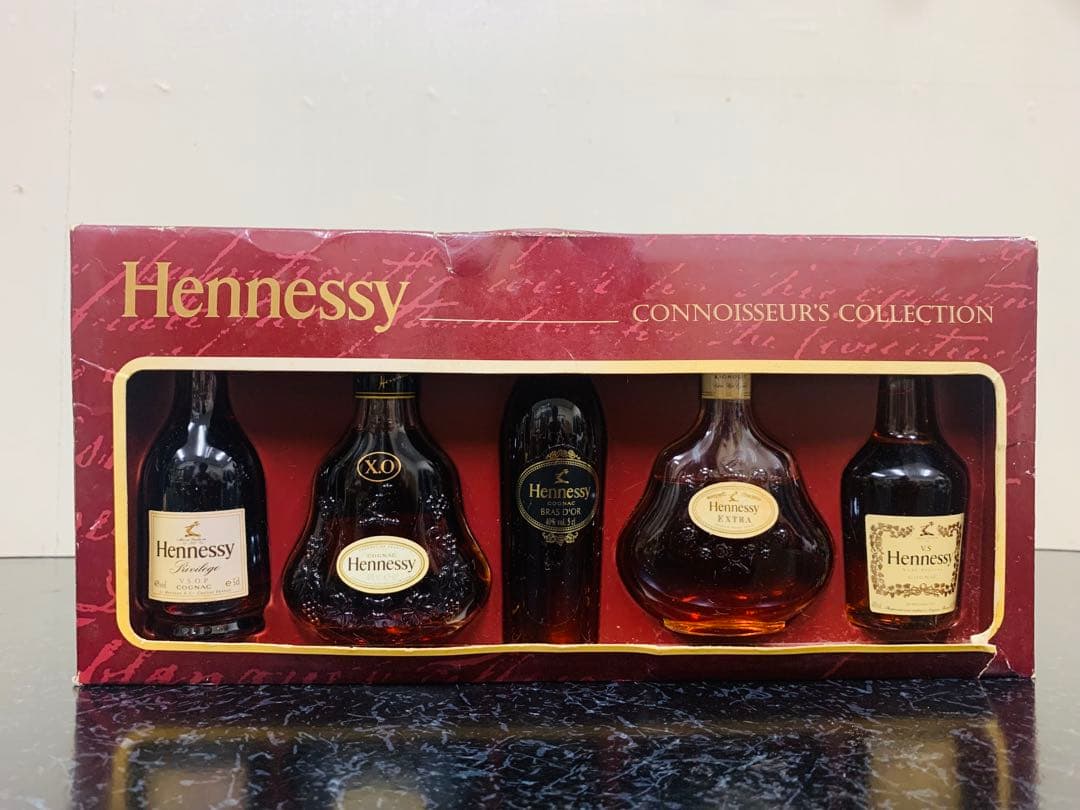 HENNESSY ヘネシーコニャックのミニボトル5本セット - 希少