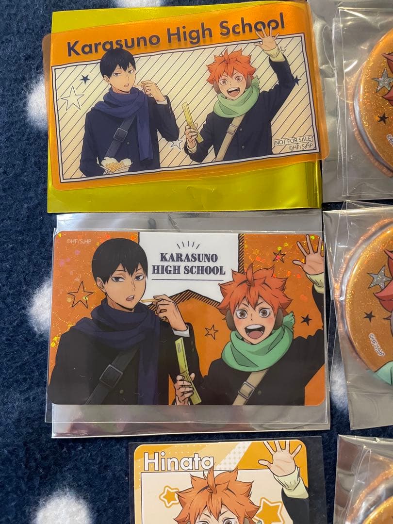 【くくい】ハイキュー!!×よこはまコスモワールド日向翔陽 缶バッジ等16点