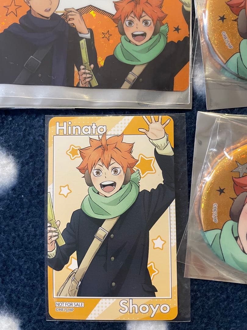 【くくい】ハイキュー!!×よこはまコスモワールド日向翔陽 缶バッジ等16点