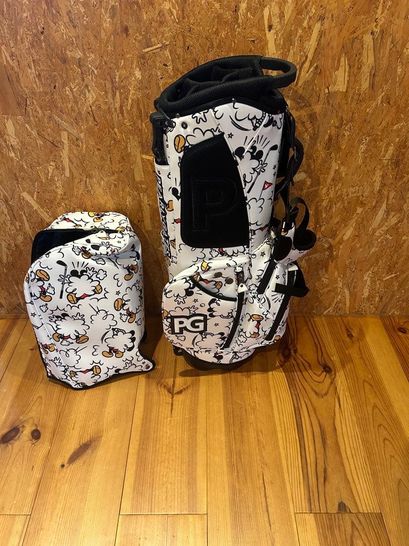 ⭐︎パーリーゲイツ　ミッキーマウス　キャディバッグ　パターキャッチャー付き⭐︎