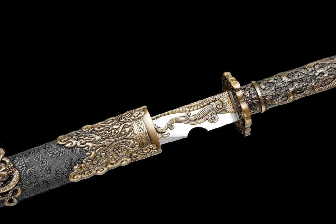 【墨影唐刀】古兵器 武具 刀装具 日本刀　模造刀 居合刀 武士道 鑑賞用 美術刀