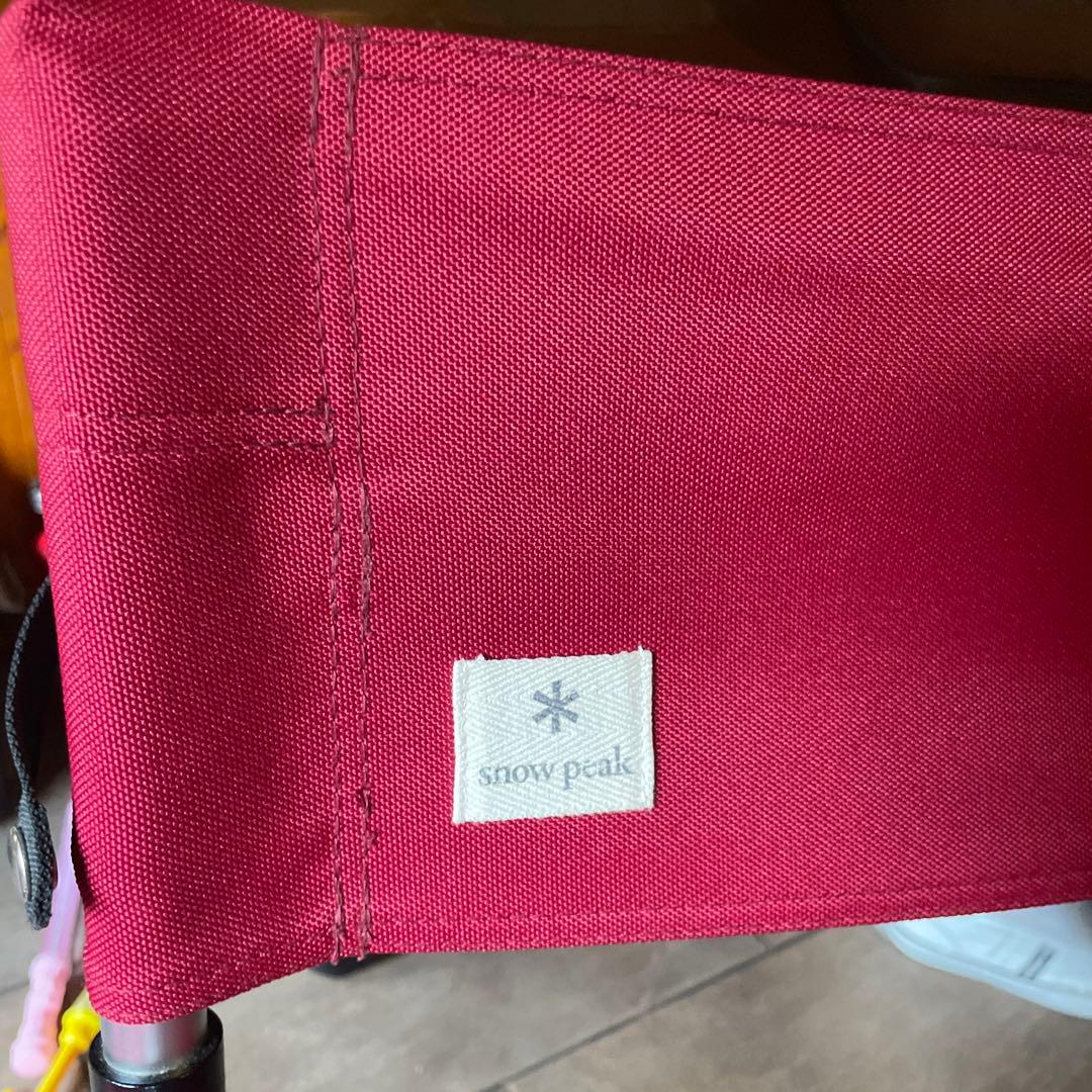 スノーピークFDチェアワイドレッド2脚セット  peak　送料込み