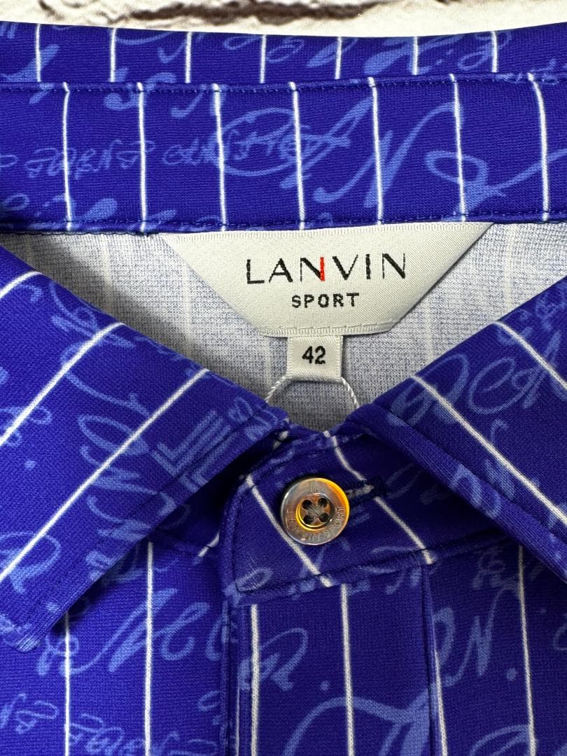 美品　ランバン スポール　長袖シャツ　ｗ0525-1118-⑪-①　サイズ42