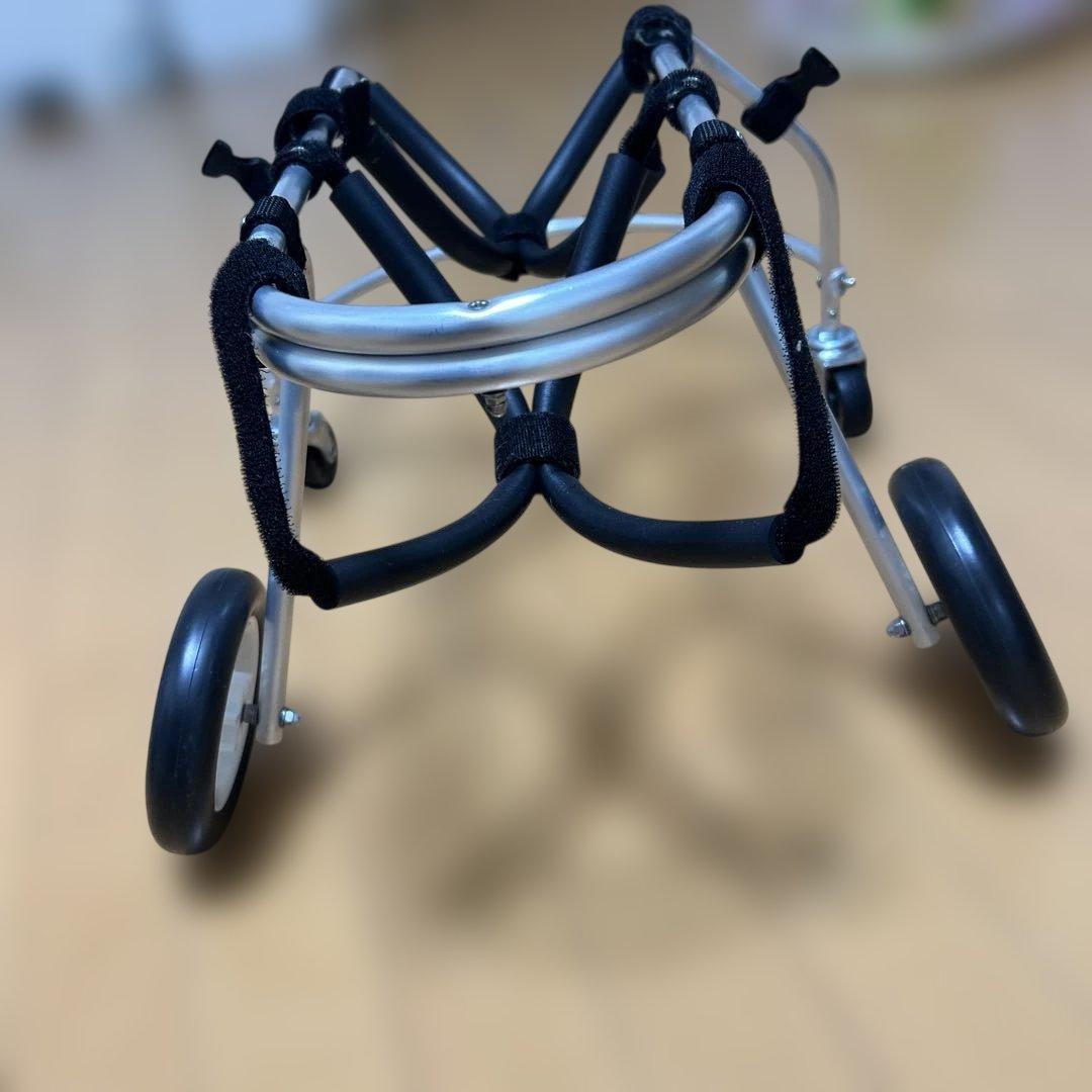 ポチの車イス　中古　アルミ製 調整可能　超小型犬