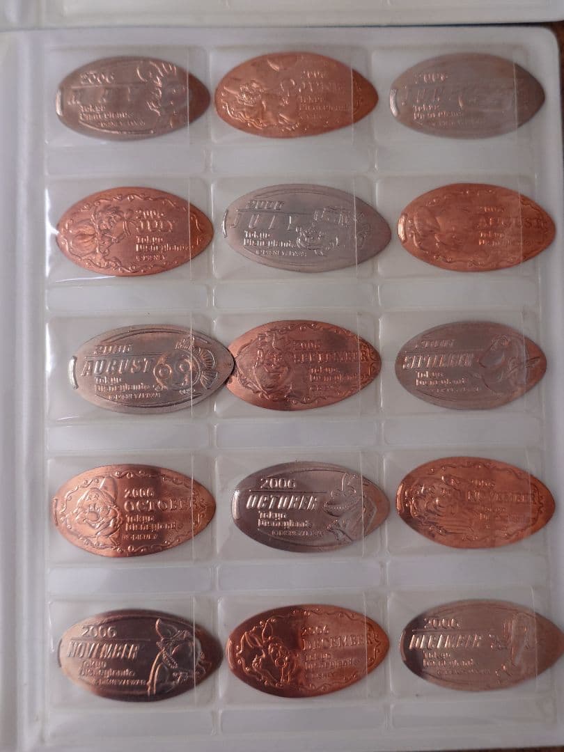 ディズニースーベニアメダル 217枚