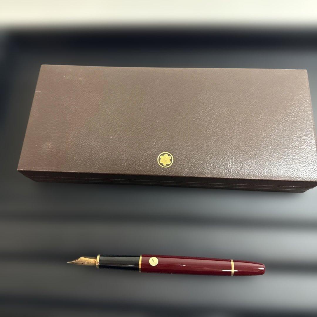 モンブラン 万年筆 マイスターシュテュック ボルドー 14k F細