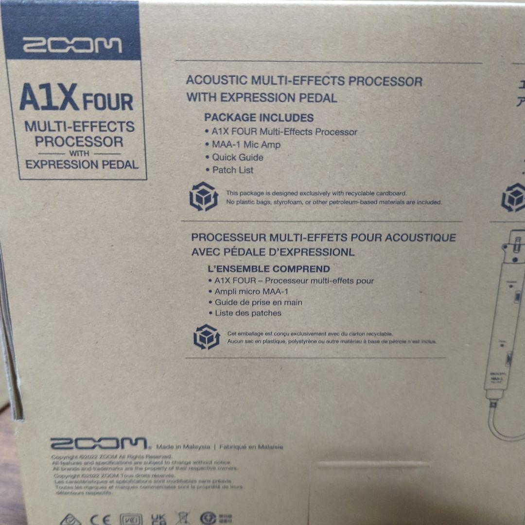 ZOOM ズーム A1X FOUR アコースティック楽器用