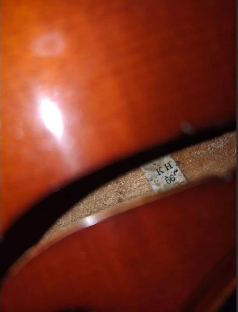 バイオリン本体　カールヘフナー　KH66 4/4　傷汚れ有り　弓ケースセット