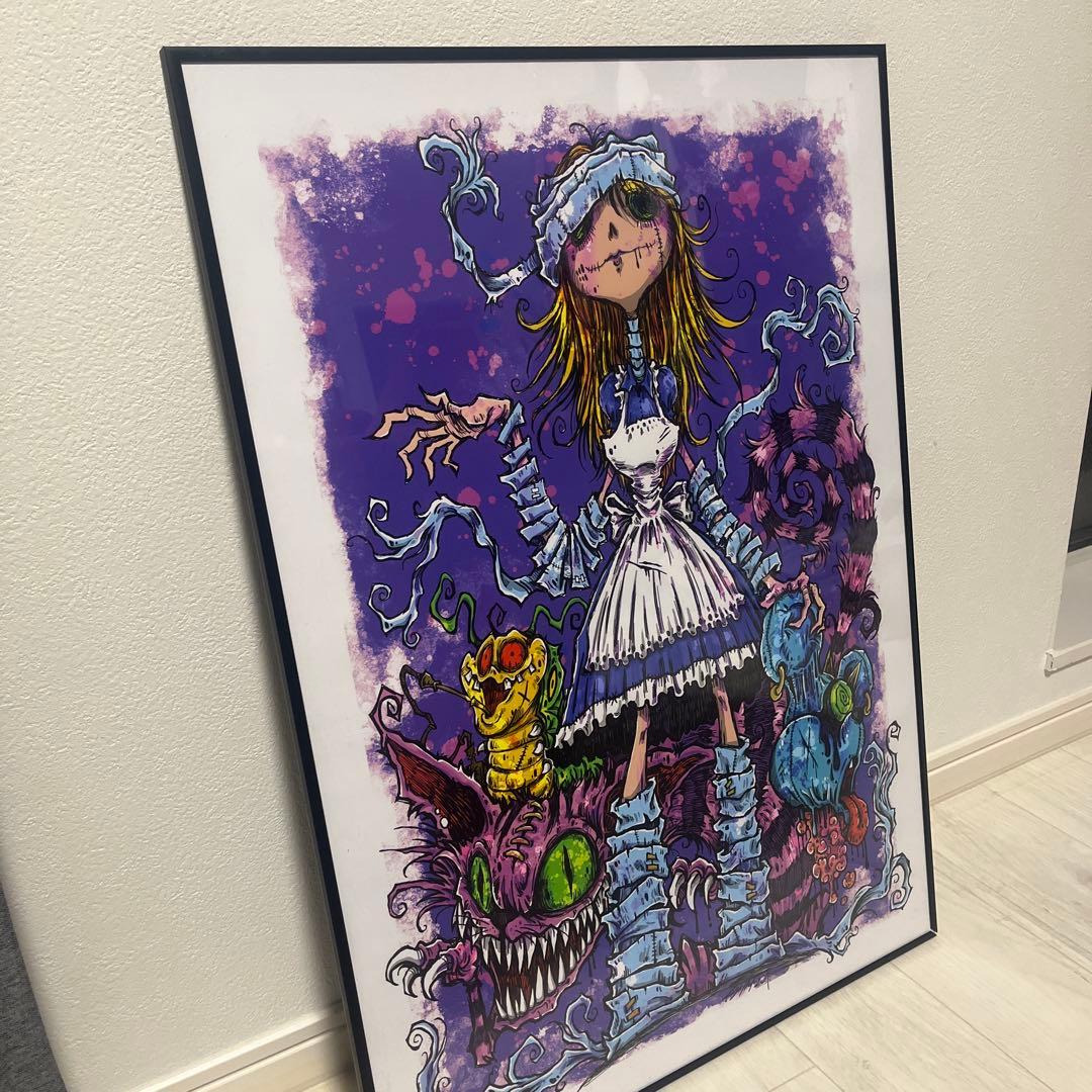 カゲマルデザイン　マミーアリスとMEキャラ　アートポスター　B2