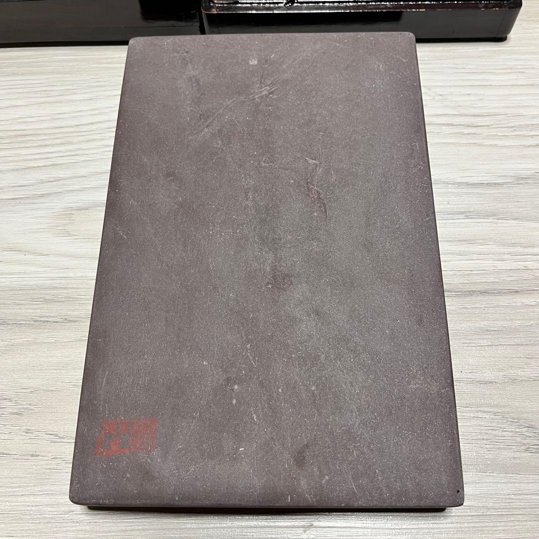 大型　硯　木箱入　228mm