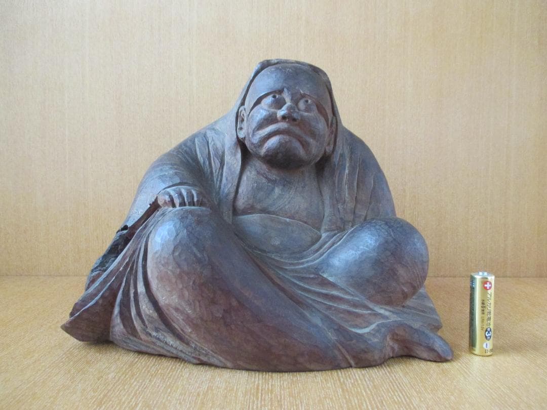 木彫　達磨像　時代物　禅　123