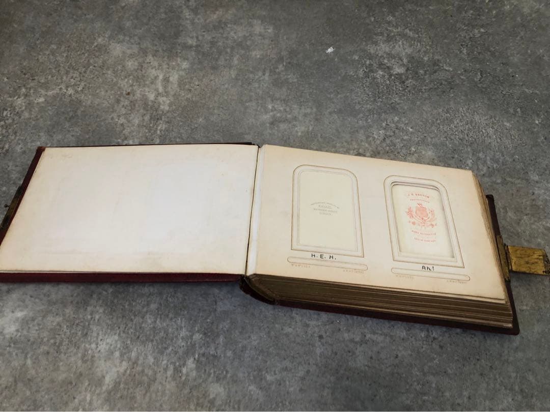 フランス　写真　アルバム　古写真　当時物　書