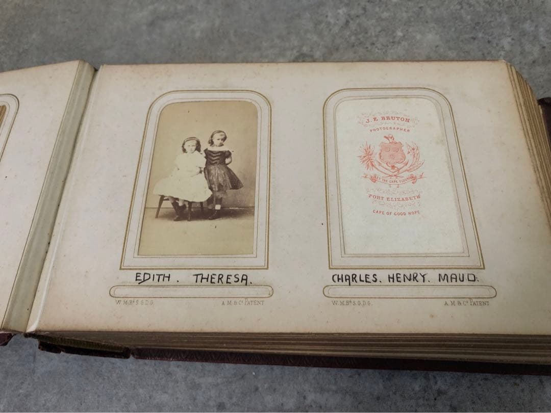 フランス　写真　アルバム　古写真　当時物　書