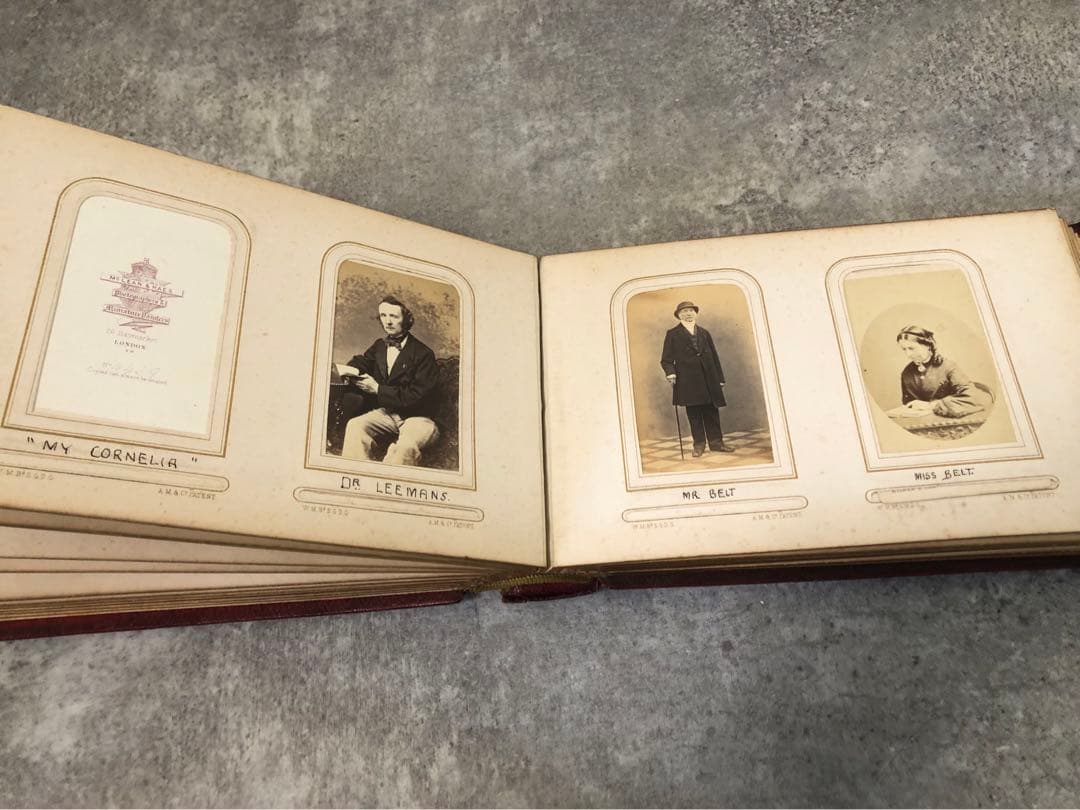 フランス　写真　アルバム　古写真　当時物　書